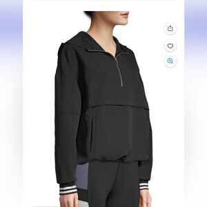 Avia pullover windbreaker Women medium 1/4 zip 
88 polyester 12 spandex Black